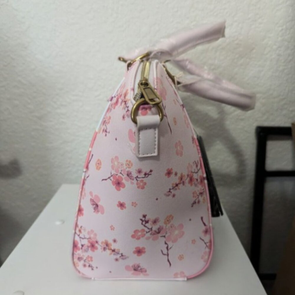 Stitch Cherry Blossom Disney Loungefly Purse/Satchel - Picture 3 of 6